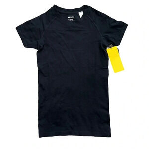 Zella Girls Black Athletic Sporty Tee Shirt S M L XXL